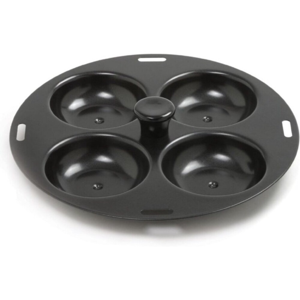 Nonstick 4-Egg Poacher Pan, 8.5 Inch Kitchen Essential for Easy Cooking